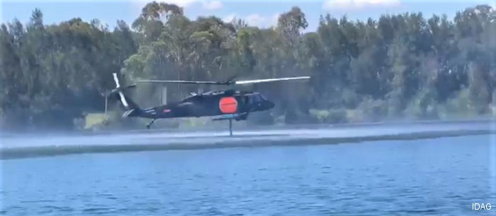 HeliQwest Black Hawk Firefighter in Australia