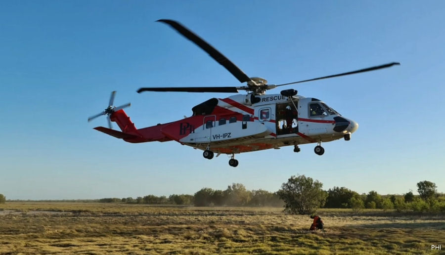 Helicopter Sikorsky S-92A Serial 92-0073 Register VH-IPZ N940P C-GNZV N921PH used by HNZ Australia Pty Ltd PHI / HNZ Australia ,PHI Inc ,Canadian Helicopters Ltd. Built 2007. Aircraft history and location