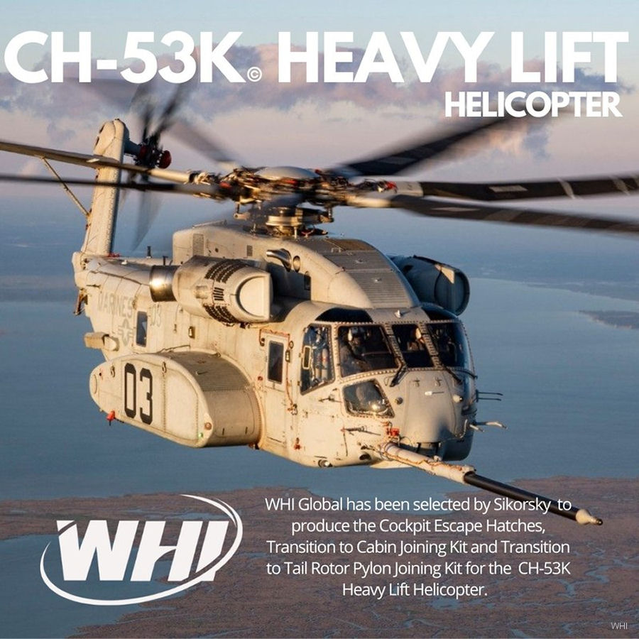 WHI Cockpit Escape Hatches and Transition Kit for CH-53K