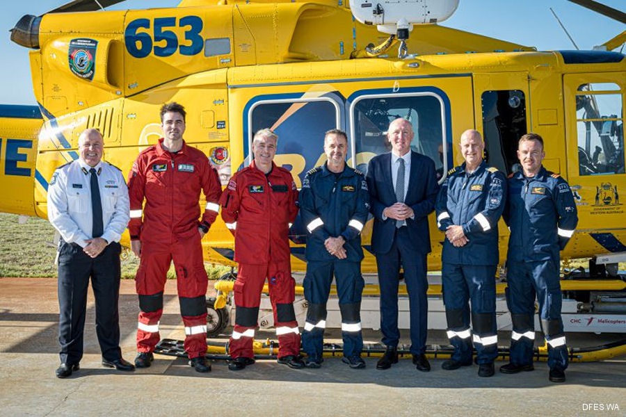 New CHC AW139 for Western Australia DFES