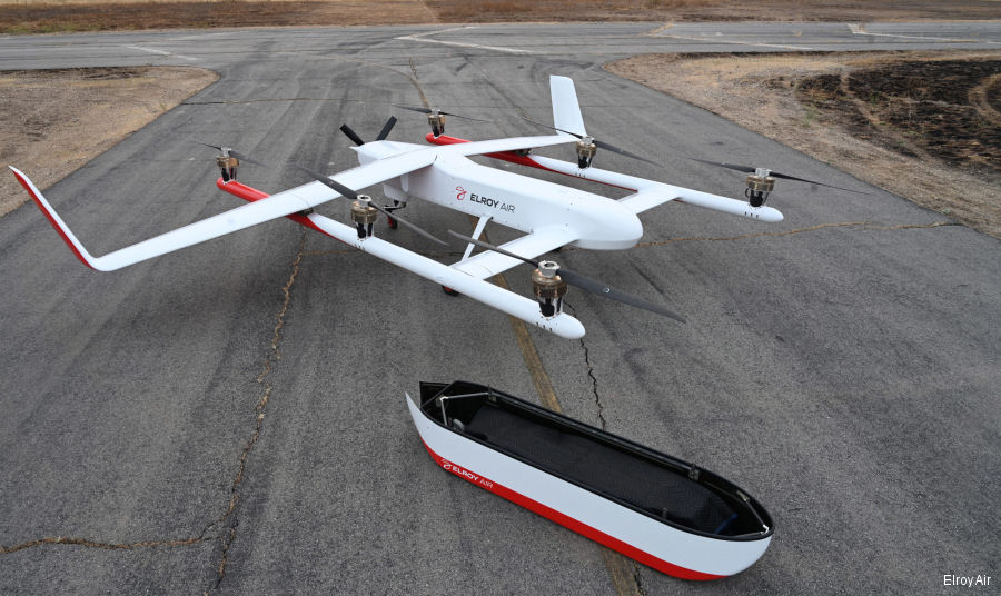 100 Chaparral VTOL Cargo Drones for Bristow