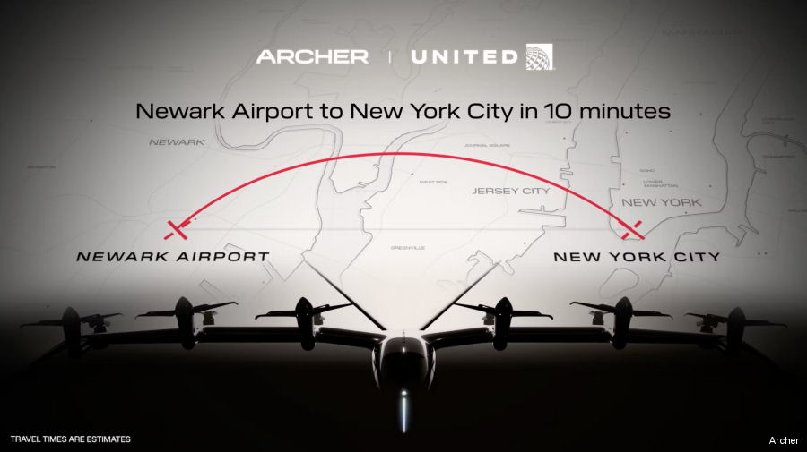 First eVTOL Air Taxi Route in USA