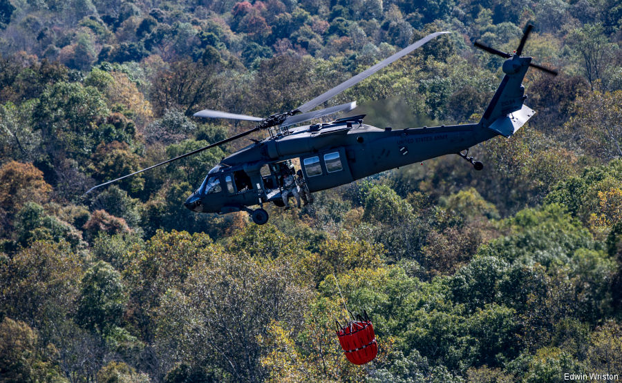 West Virginia Guard Firefighting in Fayette County