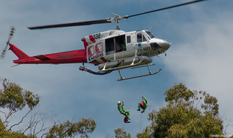 Kestrel Bell 212/412 in the Australian Firefighting Season