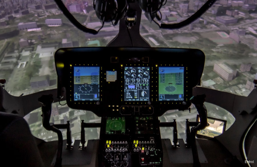 Entrol Simulator for the Airbus H145D3 Helicopter