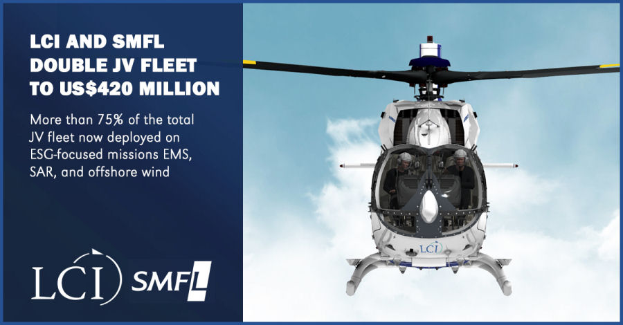 LCI and SMFL Reached $420M in Helicopter Leasing