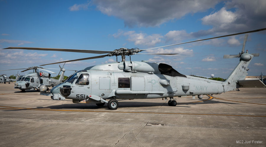 Helicopter Sikorsky MH-60R Seahawk Serial  Register 166595 used by US Navy USN. Aircraft history and location