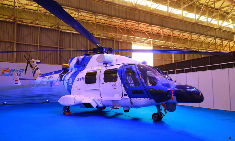 HAL Delivers 16th ALH Mk III to Indian Coast Guard