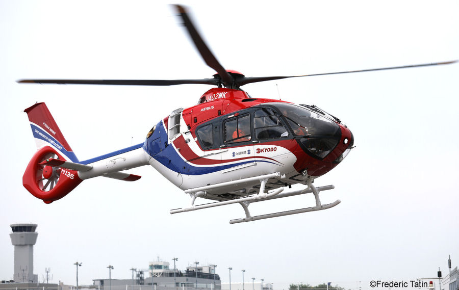 Airbus Delivers 100th H135 in Japan
