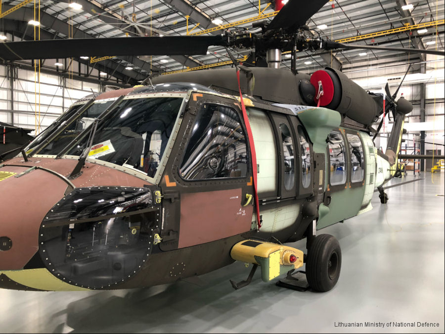 Lithuania’s UH-60M Black Hawks Delivered to Completion Facility