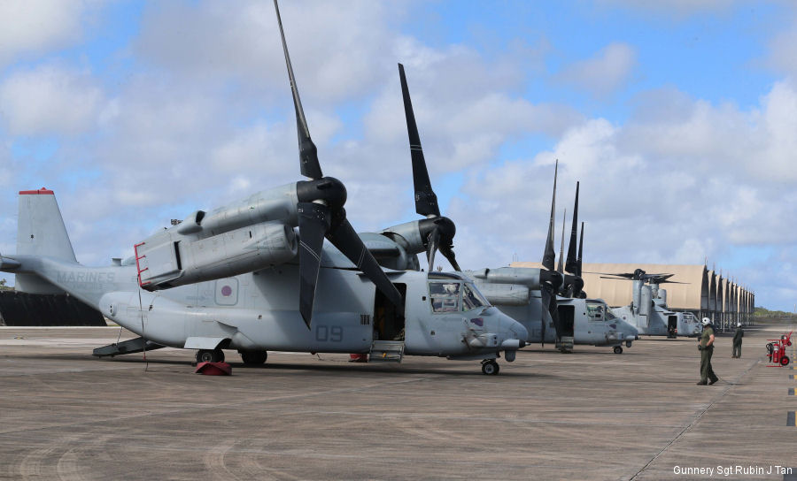 VMM-363 Ospreys Crossed the Pacific Ocean
