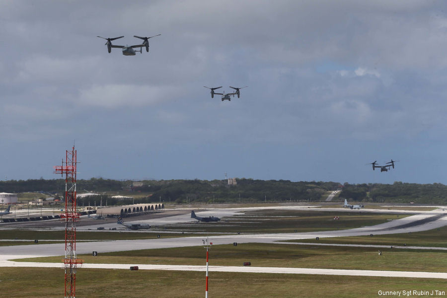 VMM-363 Ospreys Crossed the Pacific Ocean