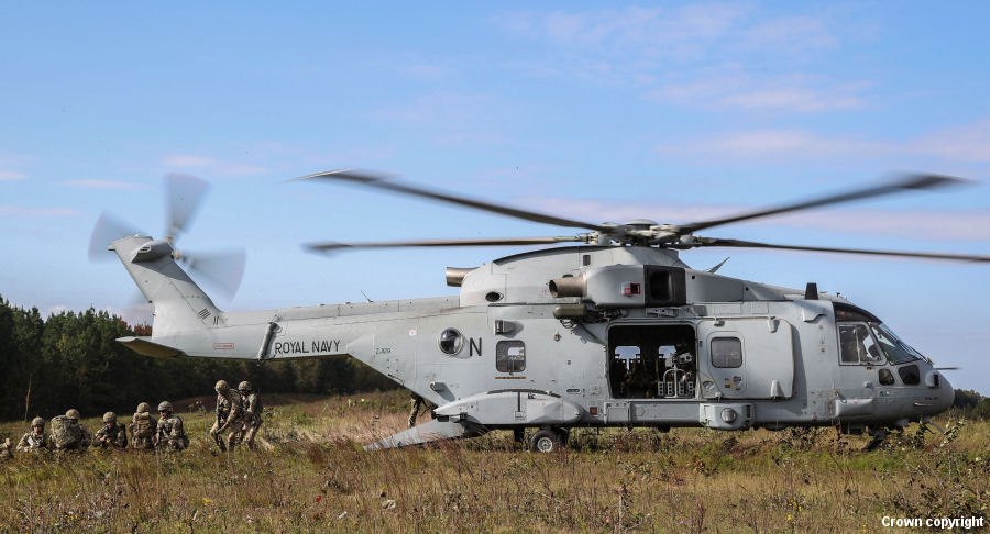 Leonardo Completed Royal Navy Merlin MLSP Upgrade