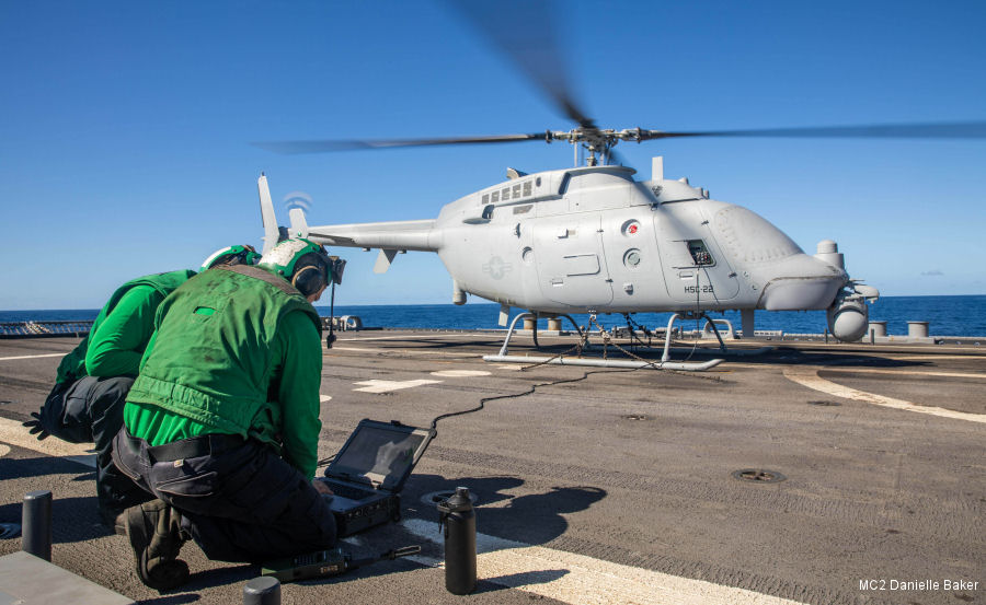 MQ-8C Fire Scout First Deployment