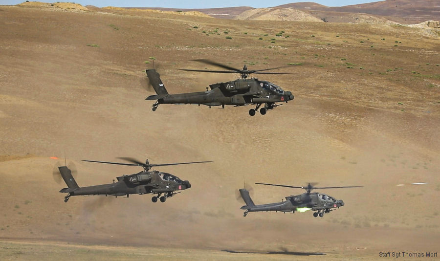 US Army Helicopters to Georgia for Noble Partner 22