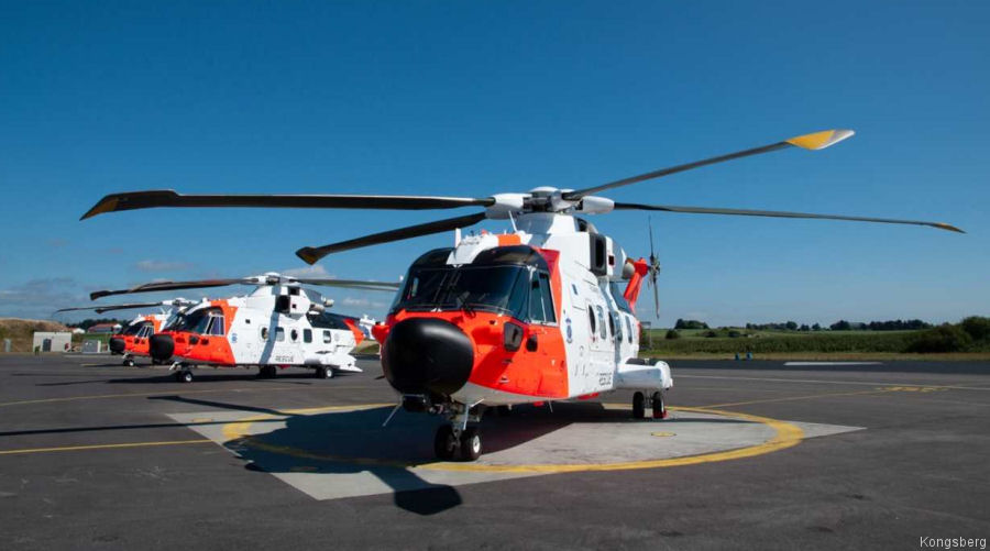 Kongsberg Maintenance for Norwegian AW101