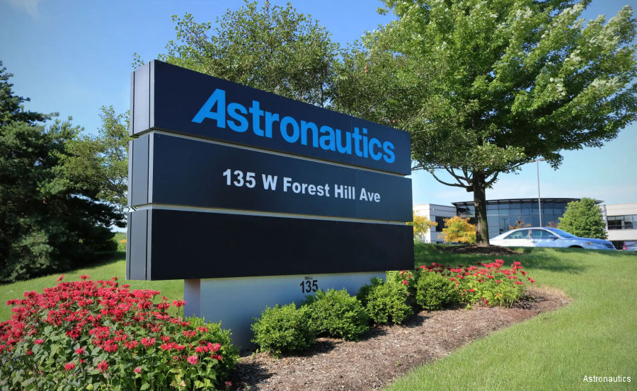 Astronautics Relocates to Oak Creek, Wisconsin