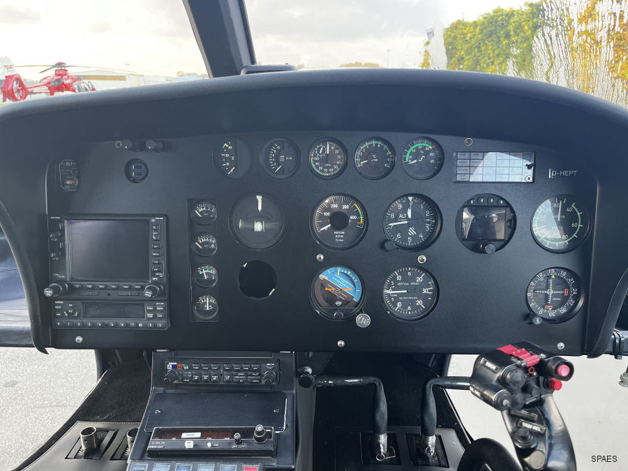 Instrument Panel Overlay for AS350 Helicopter