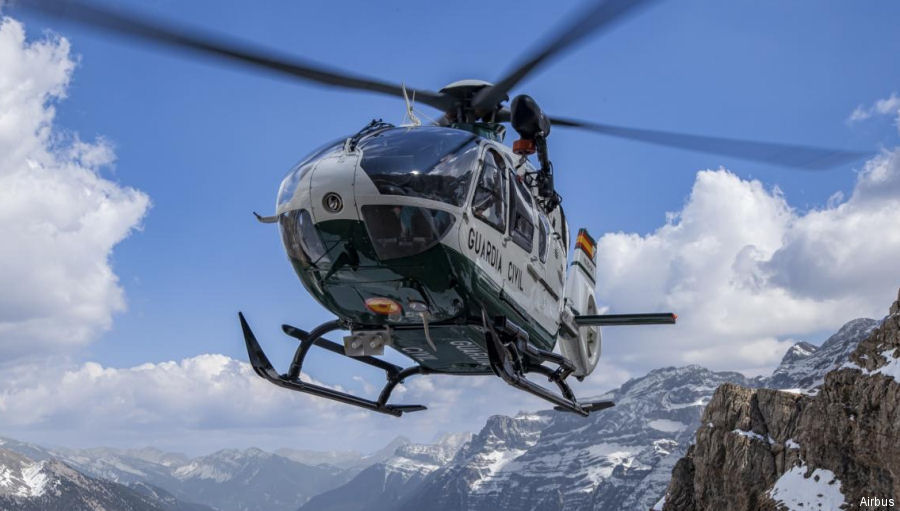 Spain Selects the EC135P3H Variant of the H135