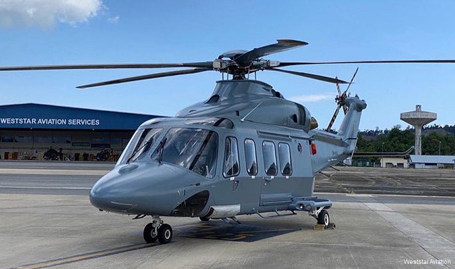 helicopter news January 2022 First Two AW139 to Royal Malaysian Air Force