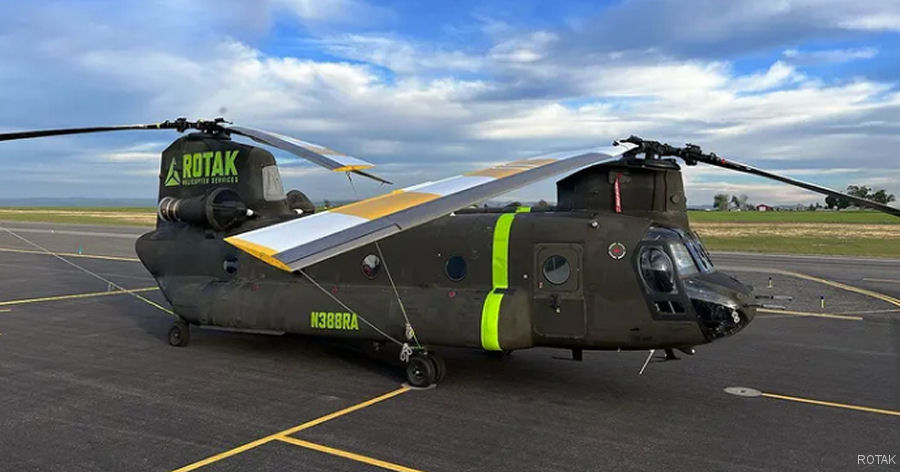 Two Columbia CH-47D Chinooks to Rotak Alaska