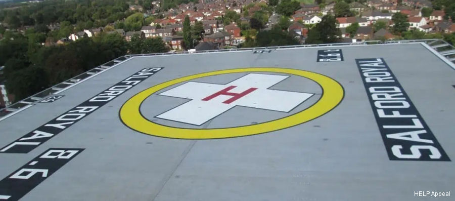 Salford Royal Hospital Helipad Completed