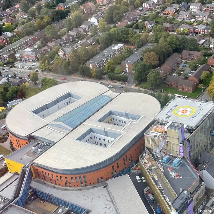 Salford Royal Hospital Helipad Completed