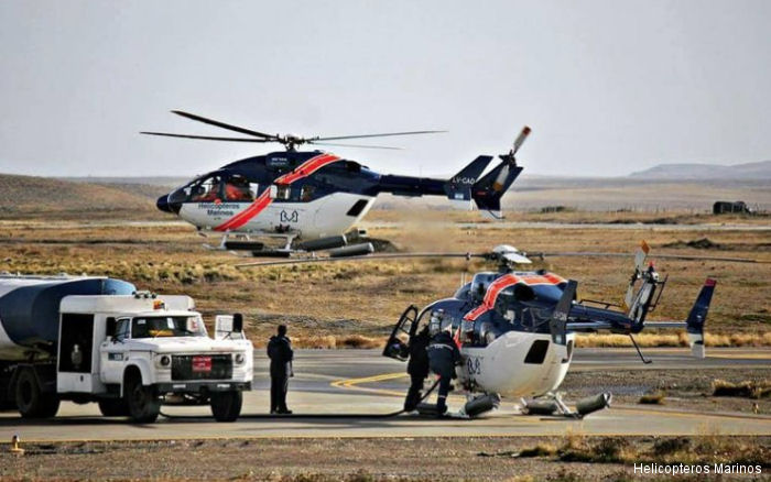Airbus H145 in Tierra del Fuego