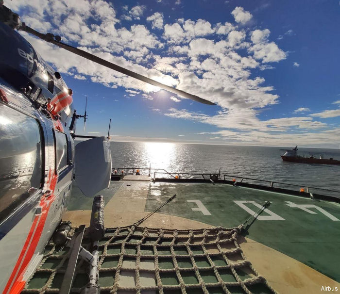 Airbus H145 in Tierra del Fuego