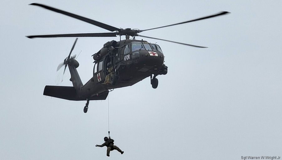 Virginia National Guard Black Hawks in Kosovo