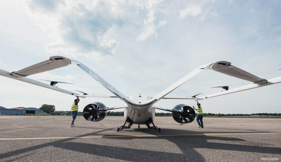 First Flight of 4-Seat eVTOL VoloConnect