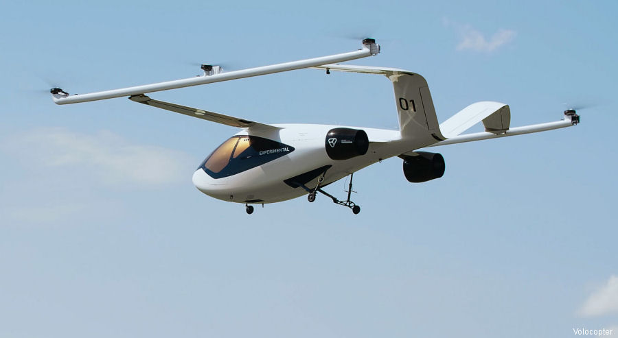 First Flight of 4-Seat eVTOL VoloConnect