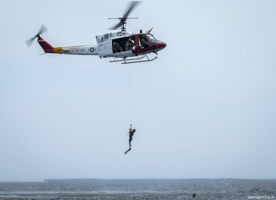 USAF UH-1N Special Ops Wing Water Survival Training