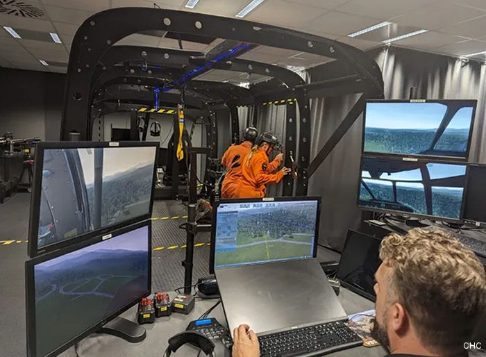 Virtual Reality Winch Training for CHC Ireland