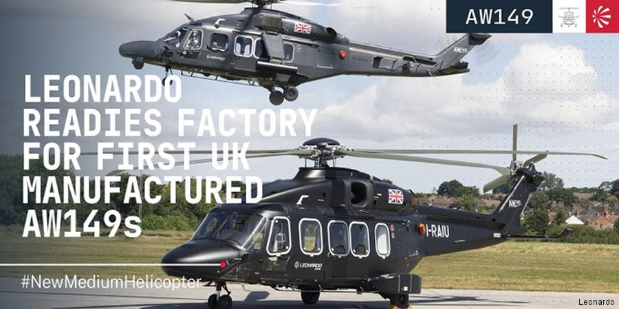Yeovil Prepares to Manufacture the AW149