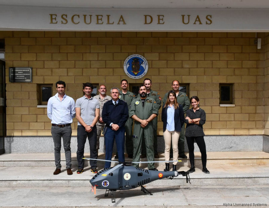 Spanish Certificate for Alpha Unmanned Systems A900