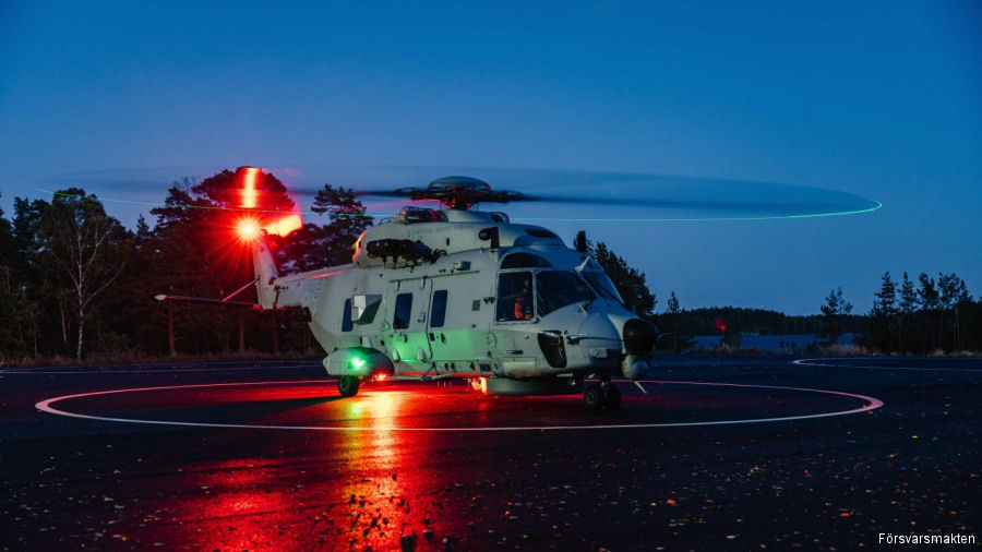 Swedish NH90 Now Ready for Night Sub Hunting