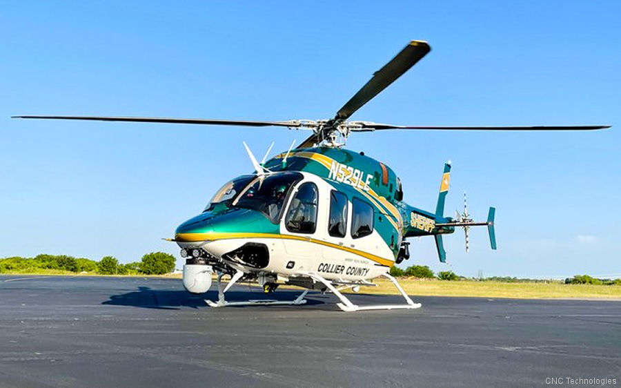 Helicopter Bell 429 Serial 57435 Register N529LE used by Collier County Sheriffs Office ,Bell Helicopter. Built 2021. Aircraft history and location