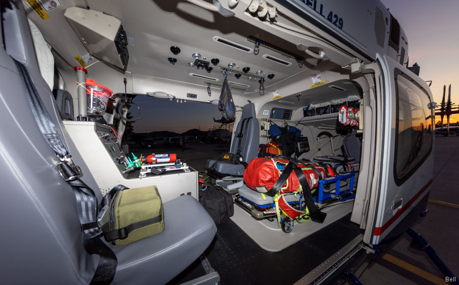 Bell 429 Light-Weight Air Ambulance Interior Kits