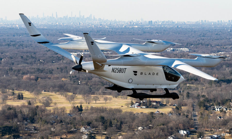 BLADE in Historic Flight of eVTOL BETA in New York