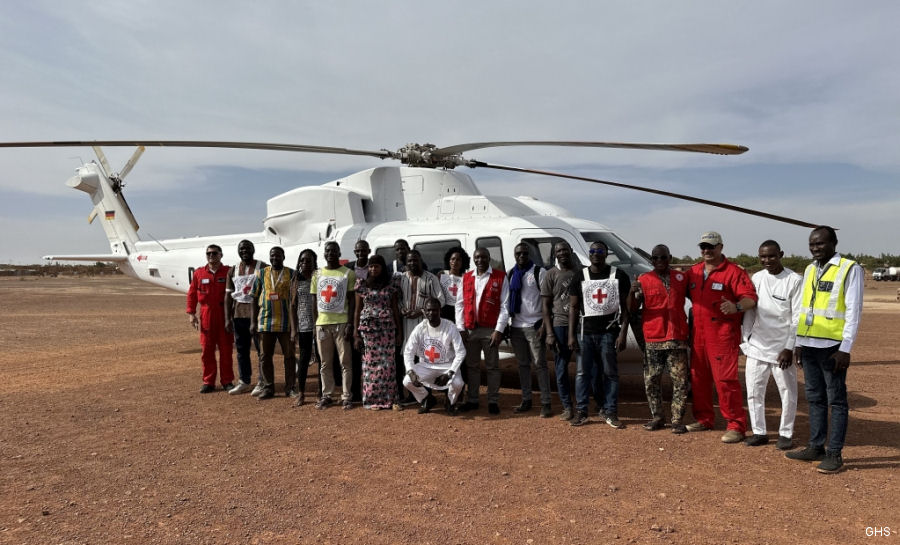 GHS S-76 Air Ambulance Arrived in Burkina Faso