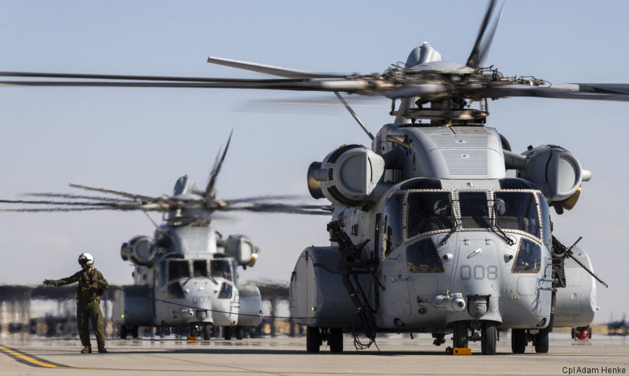 HMH-461 Reached 1,000 Flight Hours in CH-53K