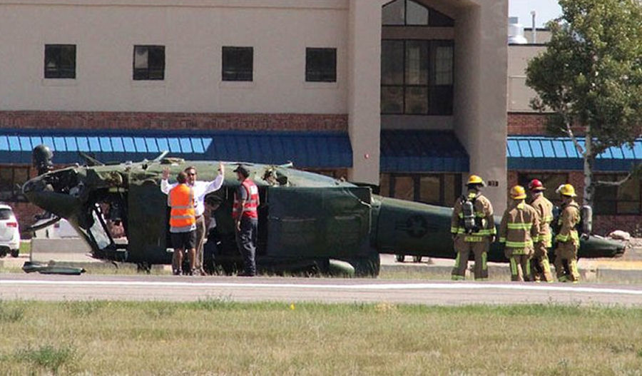 USAF UH-1N Crashes at Cheyenne Airport, WY
