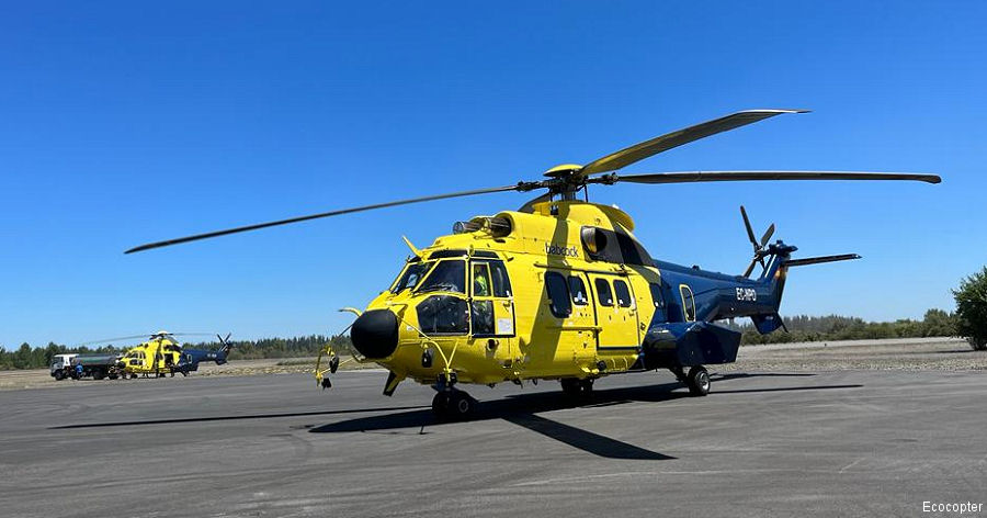 Babcock Super Puma Firefighters in Chile