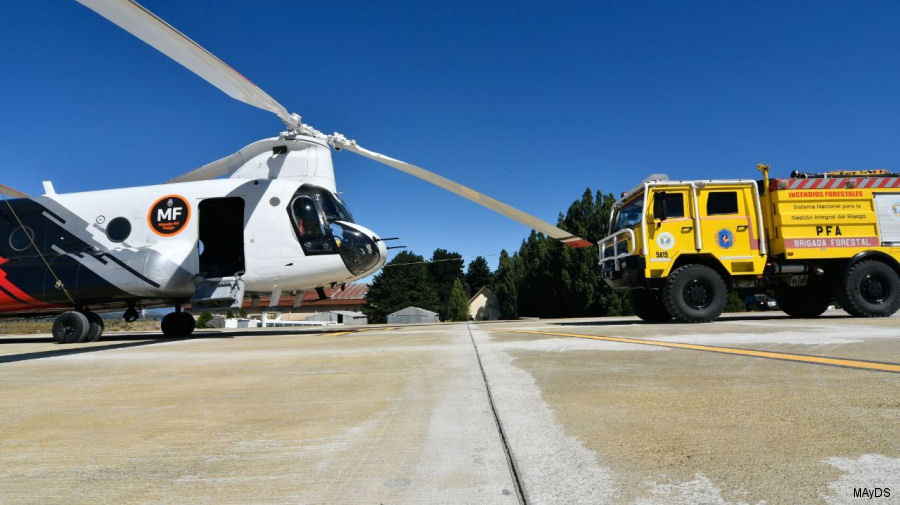 Argentina Leased Coulson Chinook Firefighter Helicopter