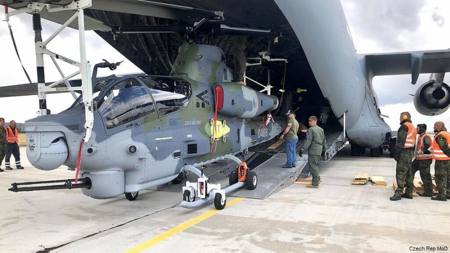First Two AH-1Z Delivered to the Czech Republic