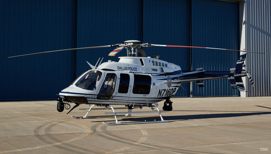 Dallas Police Adds Bell 407GX Helicopter