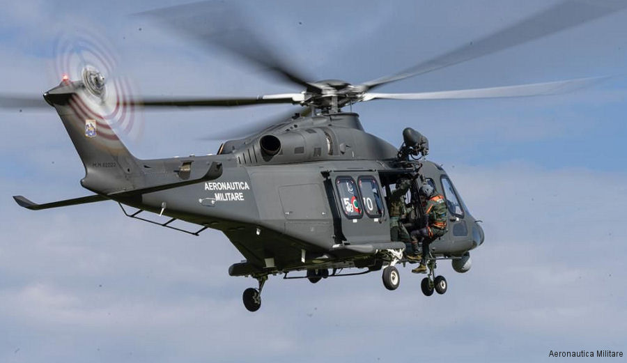 Italian Rescue Helicopters During Emilia-Romagna Flooding