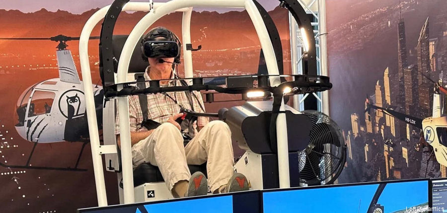 Loft Dynamics Demonstrates 360-degree Virtual Reality Helicopter Flight  Simulator