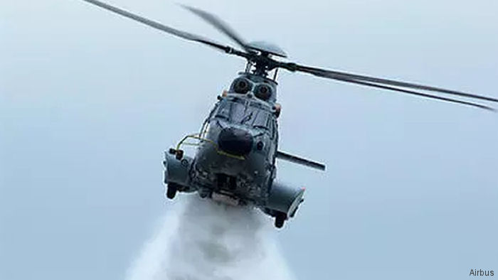 helicopter news October 2023 Firefighting System for Super Puma